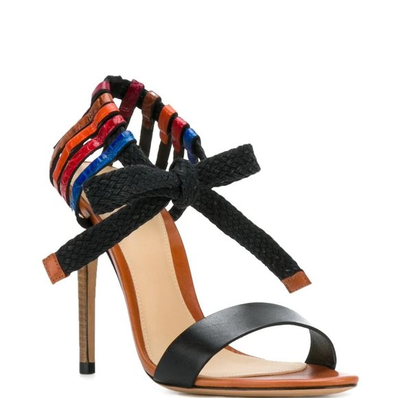 Alexandre Birman Shoes - Alexandre Birman Strappy Colorful Tie Sandals 9